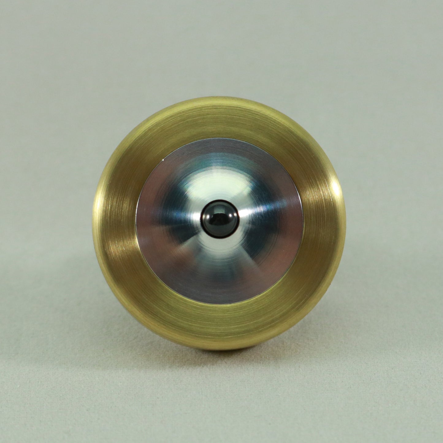 Dynamo - Brass and Aluminum Spinning Top w/ Super Grip Spindle