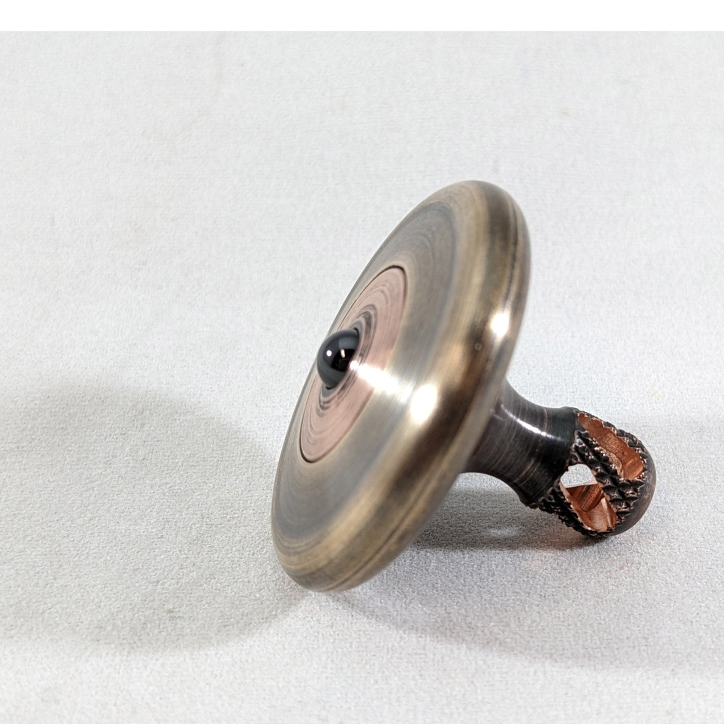 M3 - Antique Phosphor Bronze  & Copper Spinning Top