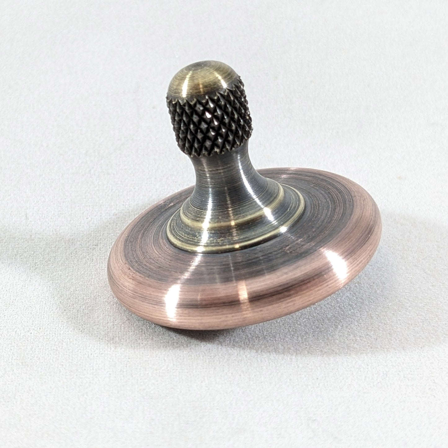 M3 - Antique Copper & Brass Spinning Top #2