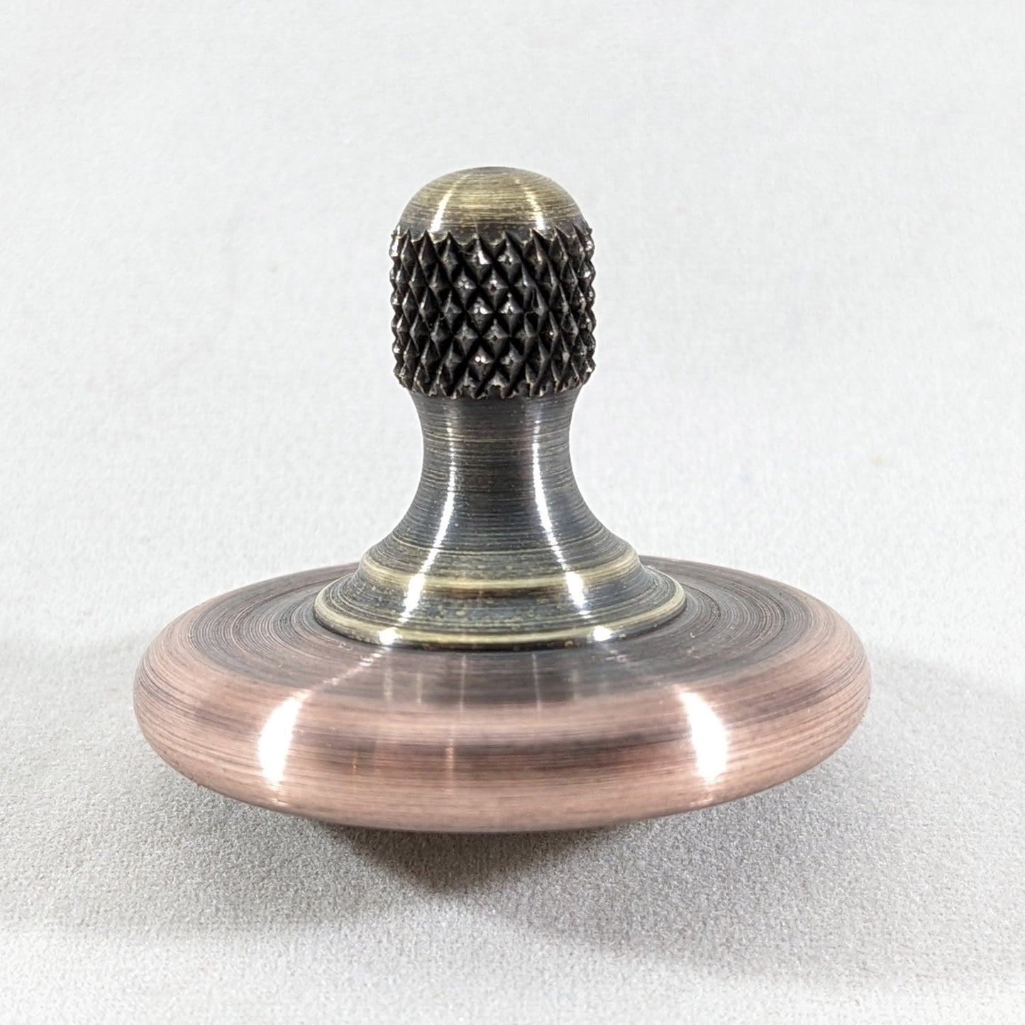 M3 - Antique Copper & Brass Spinning Top #2