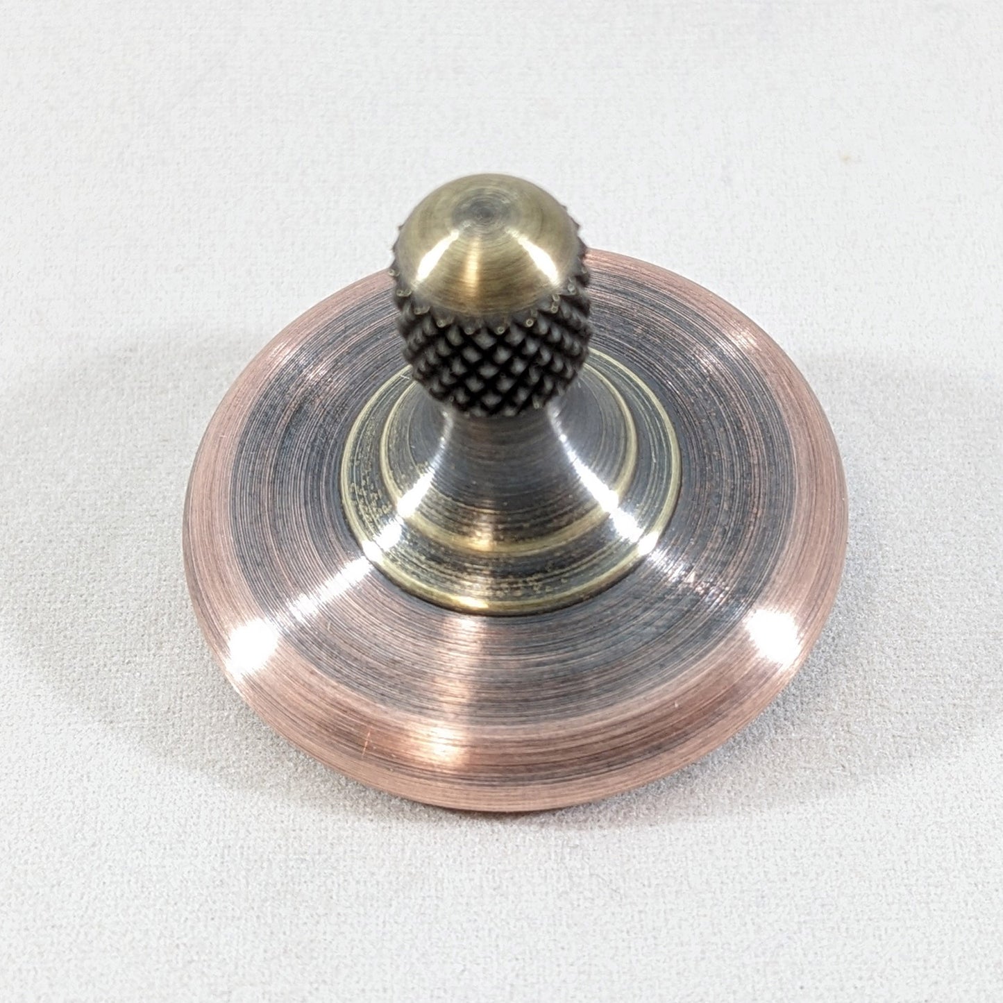 M3 - Antique Copper & Brass Spinning Top #2