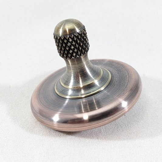 M3 -Antique Copper & Brass Spinning Top #1