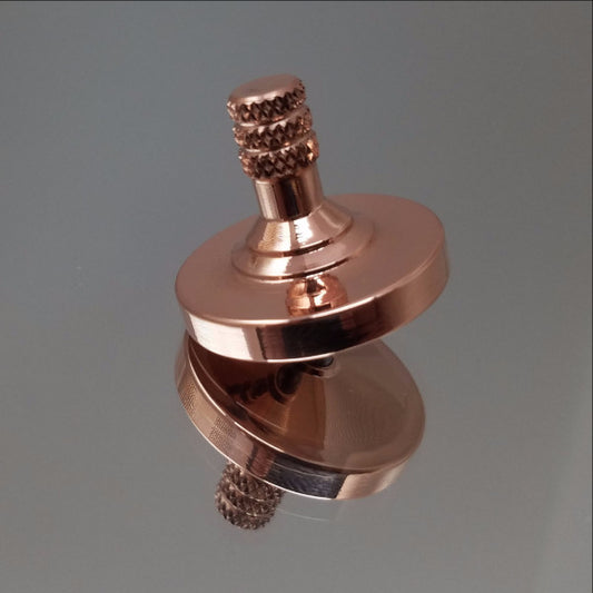 Copper Spinning Top with a Polished Finish - Kemner Design