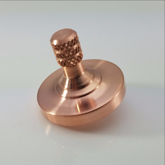 99.9% Pure Copper Two Step Precision Spinning Top - Kemner Design