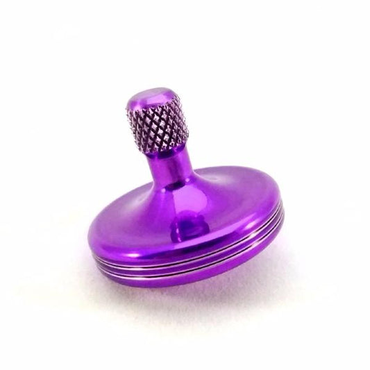 S2 - Aluminum Spinning Top in Translucent Violet - Kemner Design