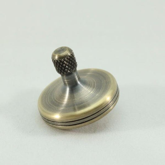 S2- Antique Brass Spinning Top - Kemner Design