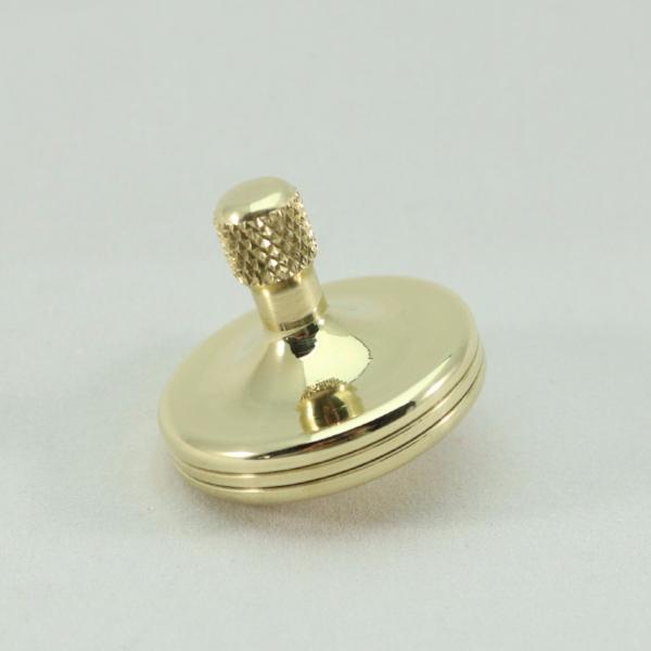 S2 - Polished Brass Spinning Top – Kemner Design