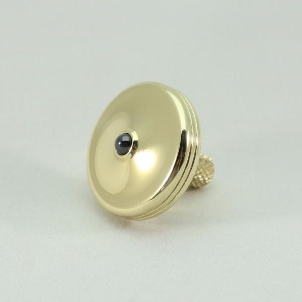 S2 - Polished Brass Spinning Top - Kemner Design