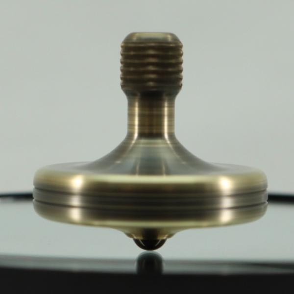 S2 - Antique Brass Spinning Top #6 - Kemner Design