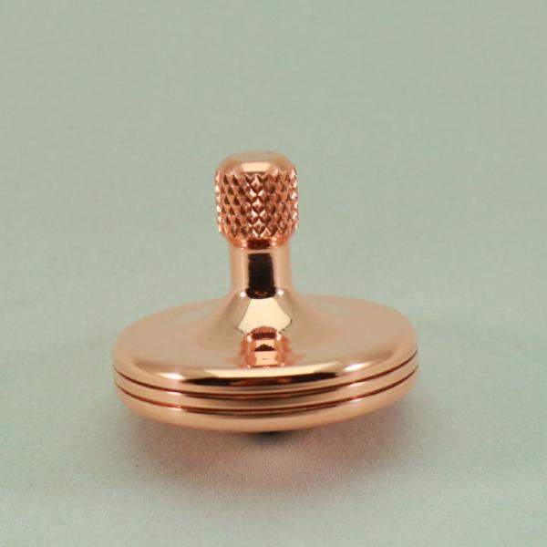 S2 - Polished Copper Spinning Top - Kemner Design