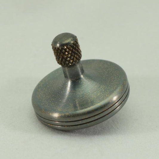 S2 - Antique Brass Spinning Top #8 - Kemner Design