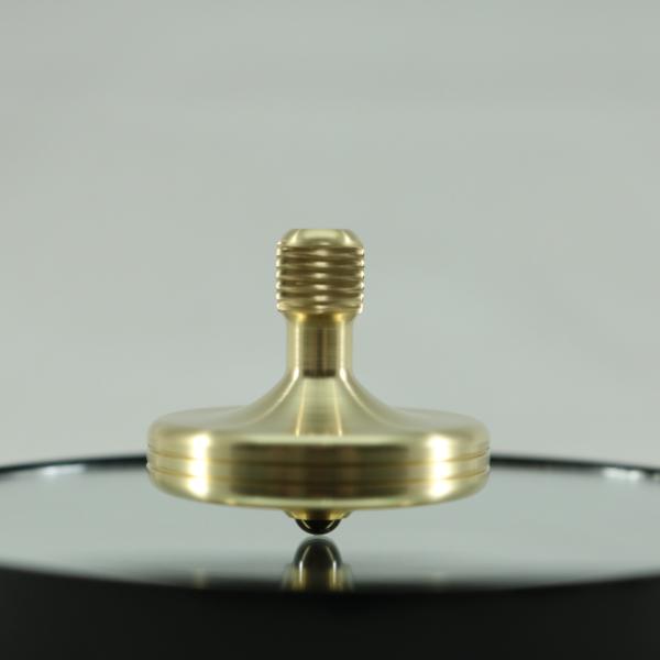 S2 - Brushed Brass Spinning Top