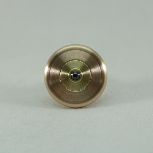 M3 - Brushed Phosphor Bronze and Brass Spinning Top Super Grip