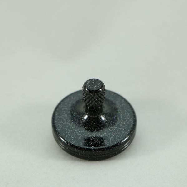 S2 - Black Stardust Aluminum Spinning Top