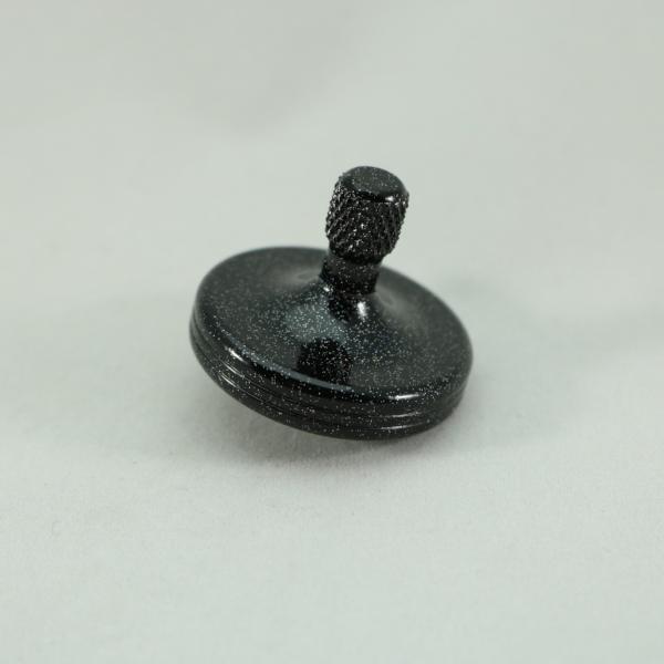 S2 - Black Stardust Aluminum Spinning Top