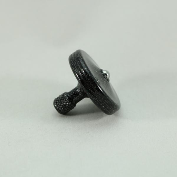 S2 - Black Stardust Aluminum Spinning Top