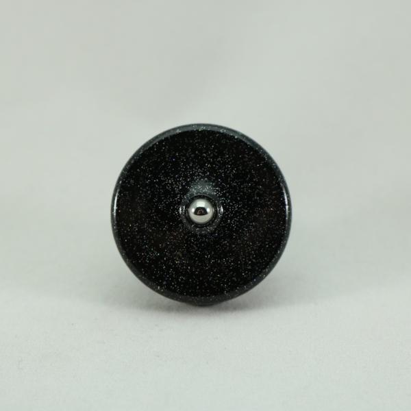 S2 - Black Stardust Aluminum Spinning Top