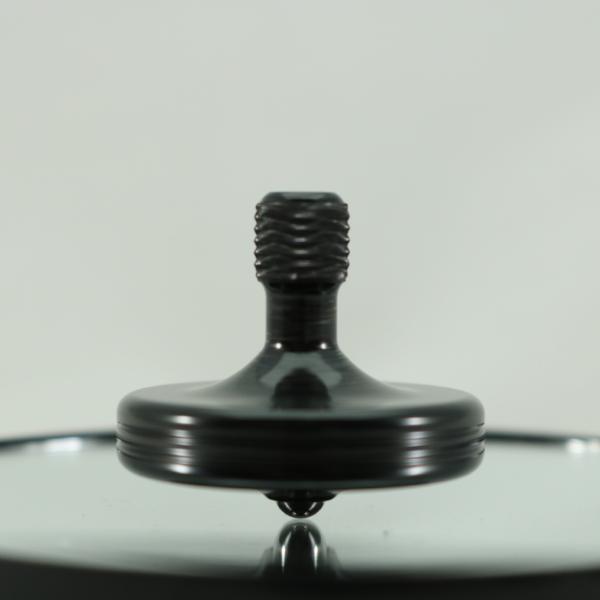 S2 - Black Stardust Aluminum Spinning Top