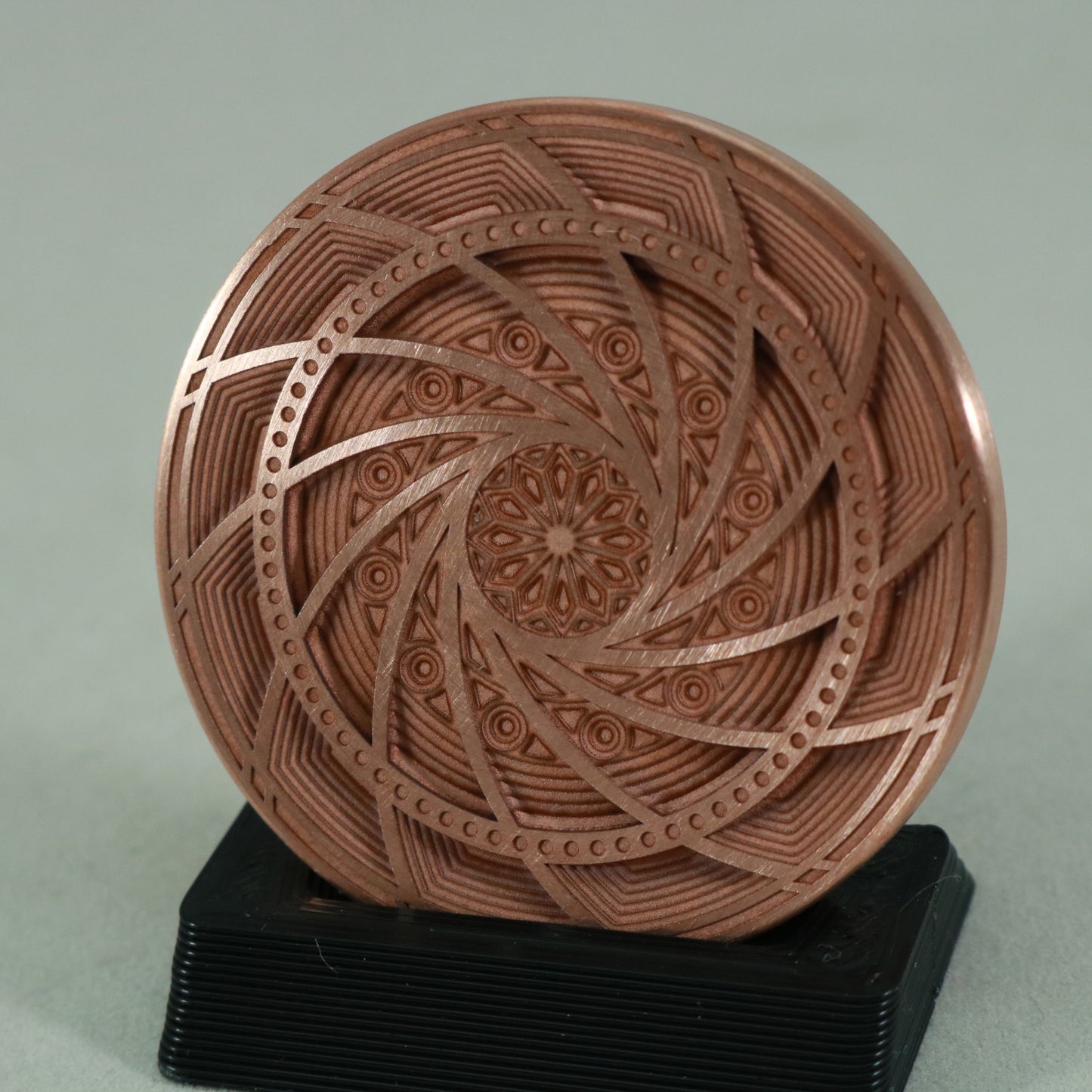 Mechanical Typhoon Spinning Coin - Ruby Bearing