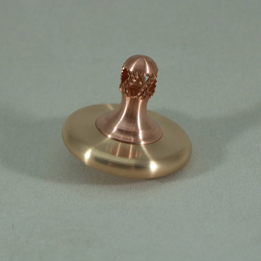 M3 - Brushed Phosphor Bronze and Copper Spinning Top Super Grip